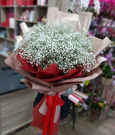 Букет цветов из: Гипсофила в Александровске