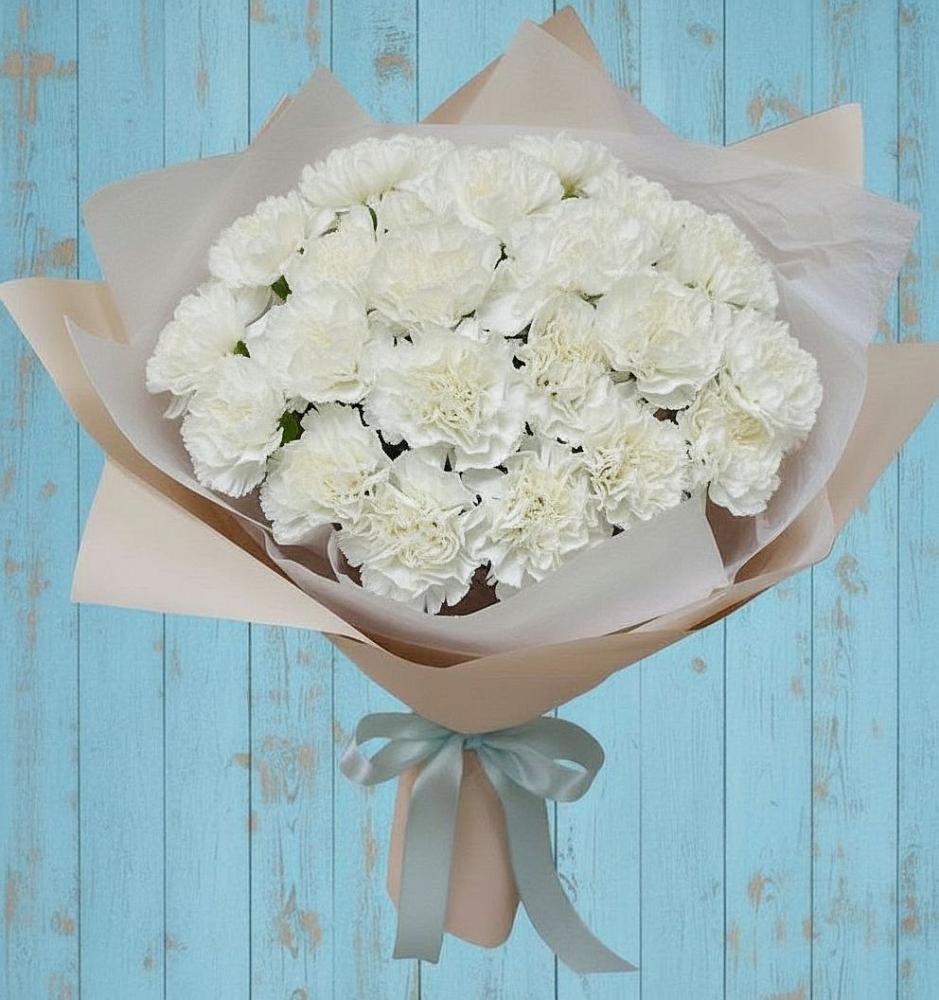 Букет цветов из: Гвоздики в Александровске