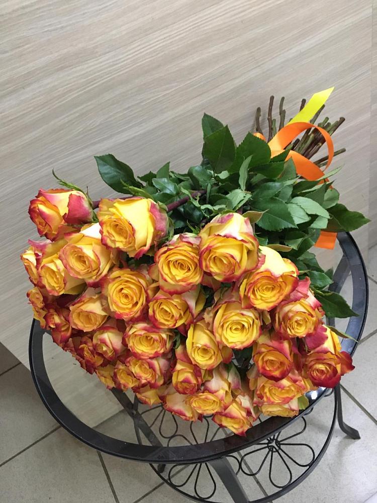 Букет Желтые розы в Александровске