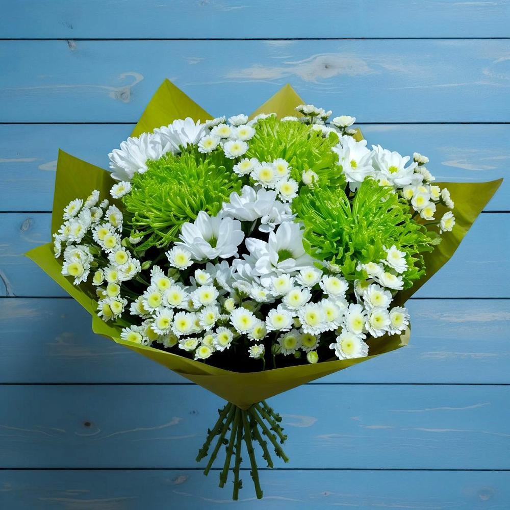 Букет цветов из: Хризантемы в Александровске