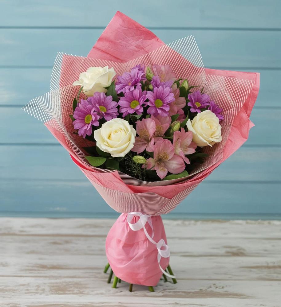 Букет цветов из: Герберы в Александровске