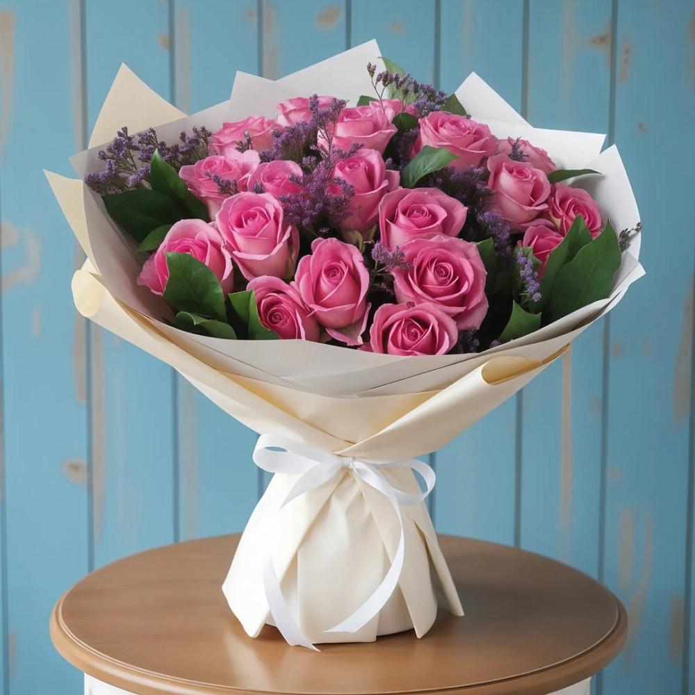 Букет цветов из: Розы в Александровске